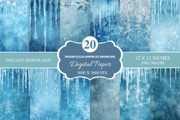 Download Frozen Icicles Winter Ice Snowflake - Premium Bundle