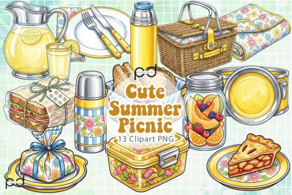 Download Cute Summer Picnic Graphics - Picnic Collection